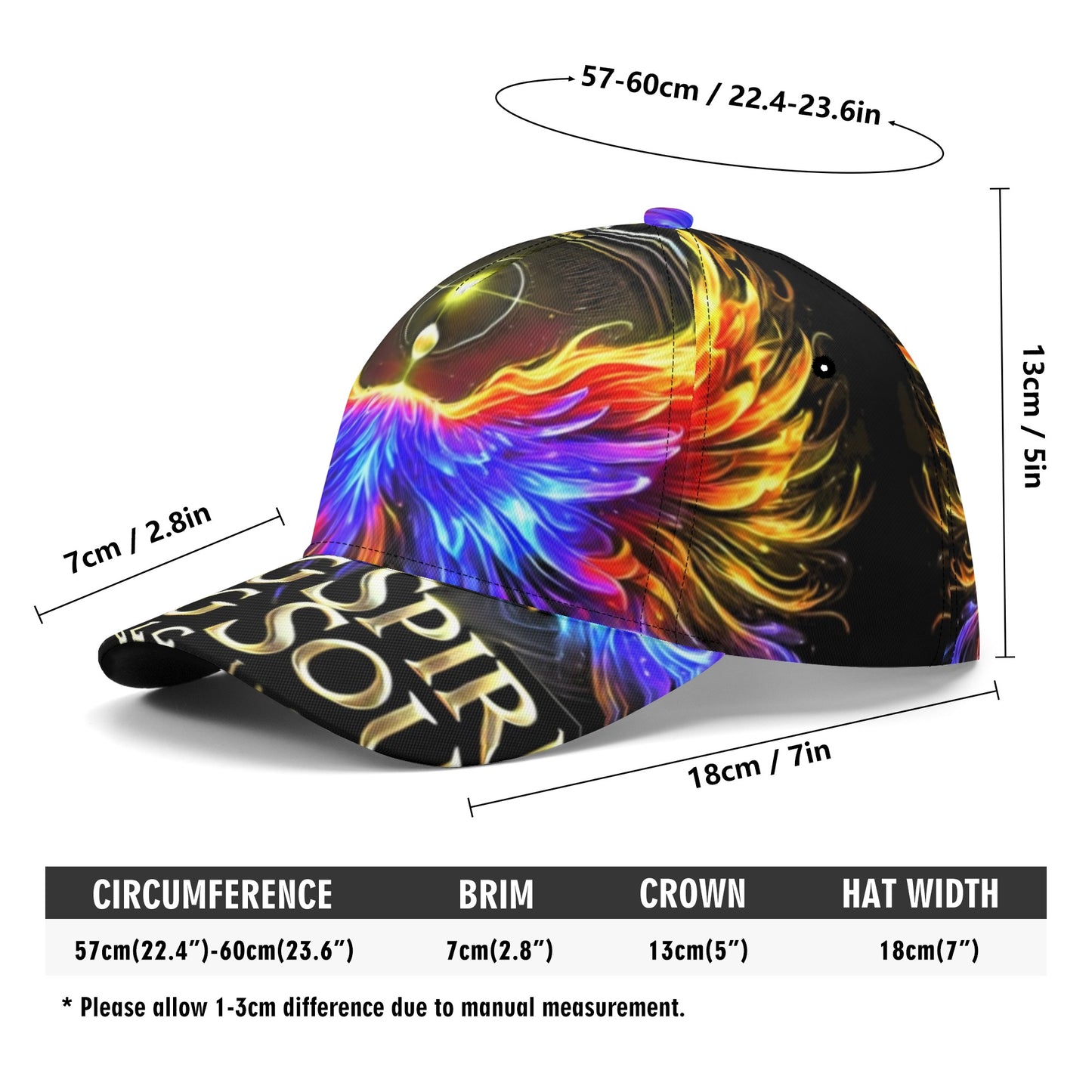 All-over Print Baseball Cap