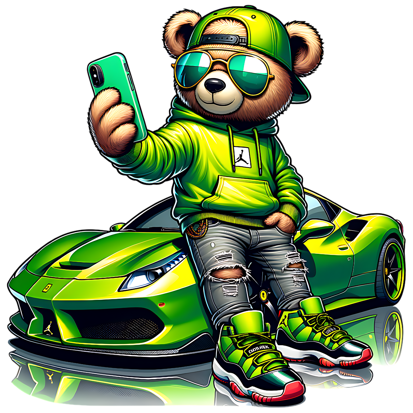 Cool Teddy - Green