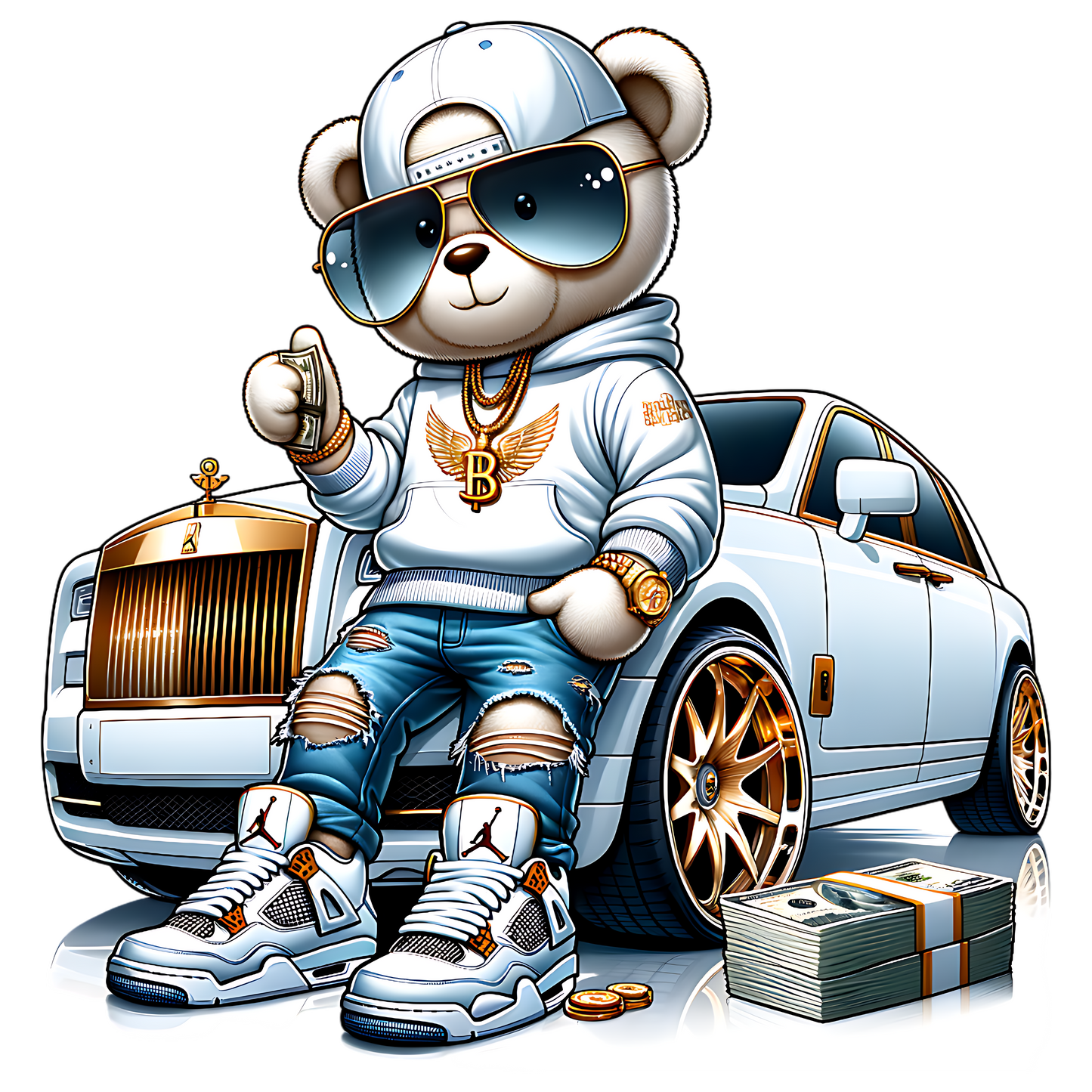 Cool Teddy - White