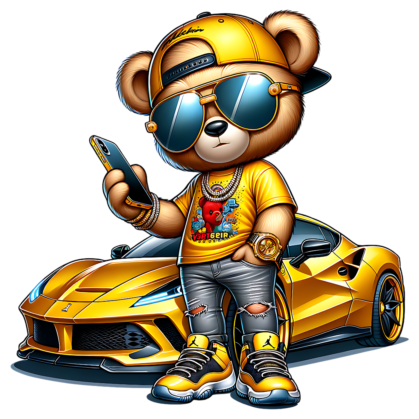 Cool Teddy - Yellow