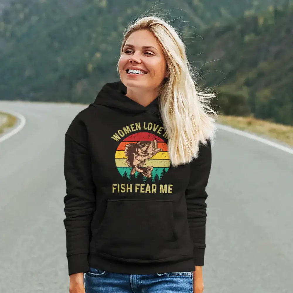 Women Love Me Fish Hate Me Women Hoodie
