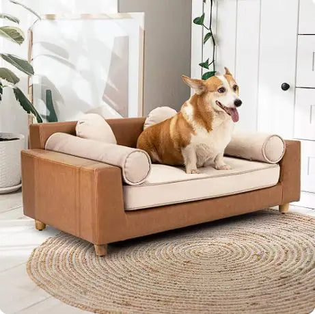 Premium Dog Sofa Bed – Removable, Washable Cushion with Joint Support
