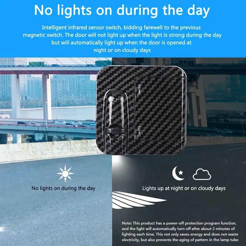 Car Angel Wings Car Door Wireless