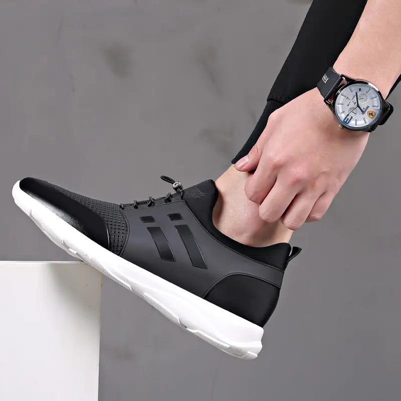 2022 Men's Shoes Quality Lycra+ Cow Leather Shoes Brand