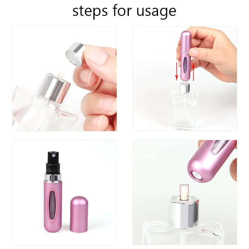 5/8ml Perfume Spray Bottle Mini Portable Refillable