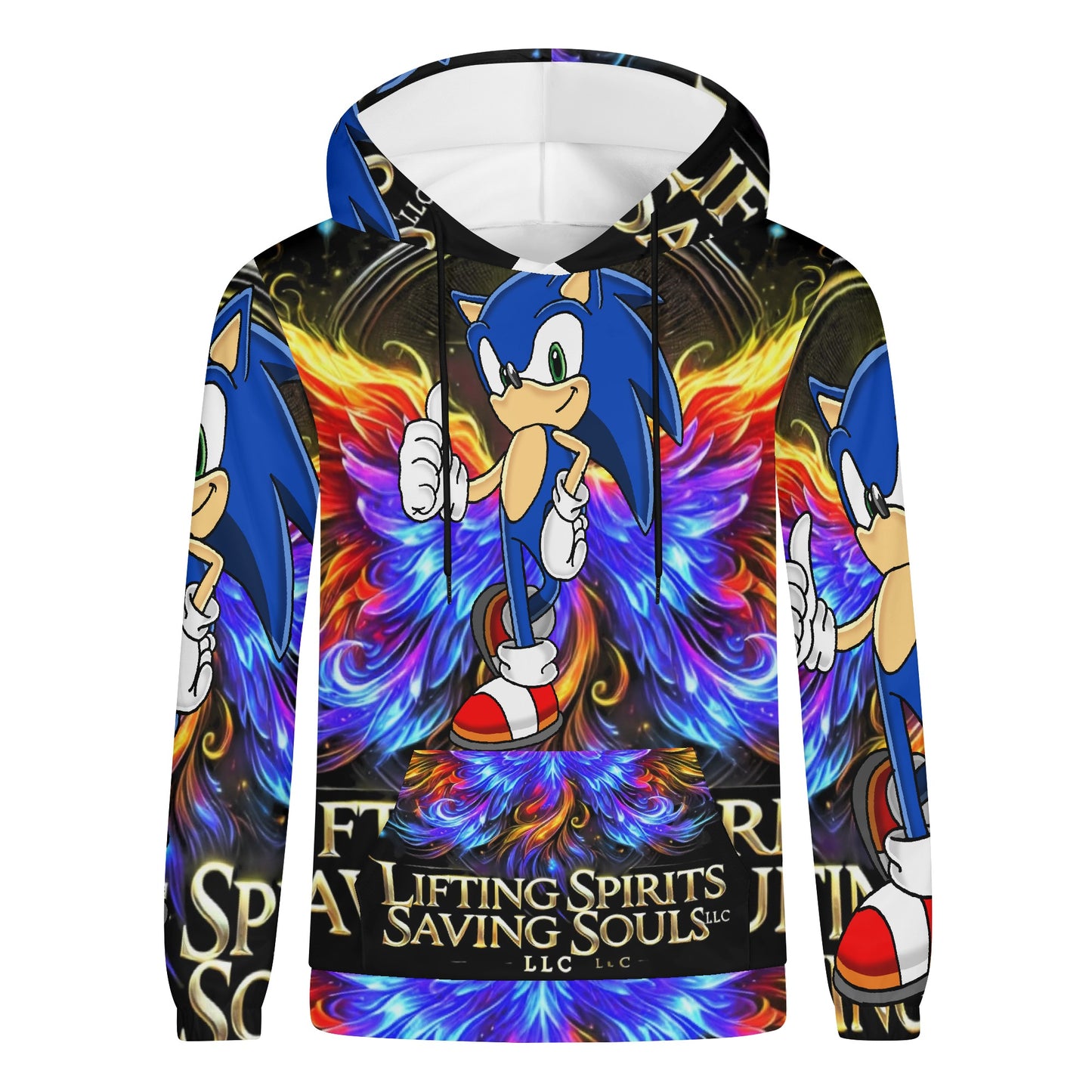 Mens Lifting Spirits Saving Souls Sonic Pullover Hoodie