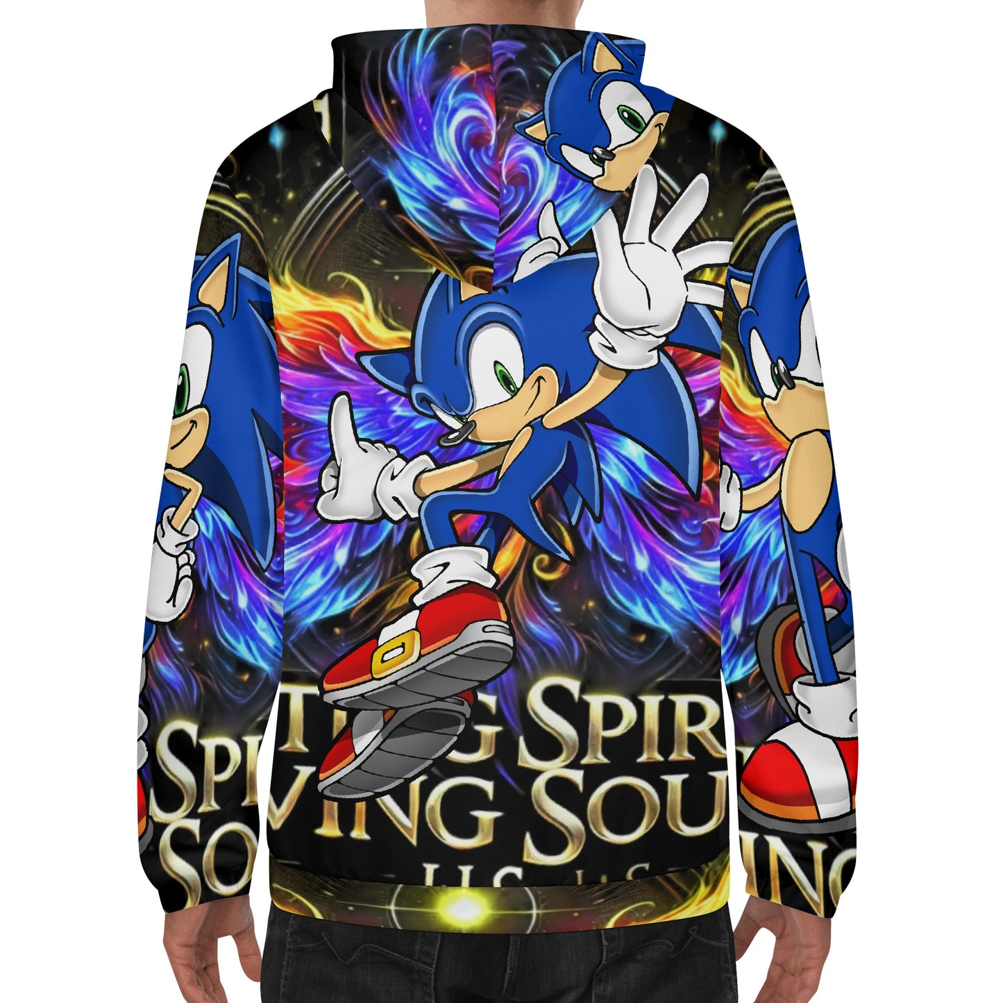 Mens Lifting Spirits Saving Souls Sonic Pullover Hoodie