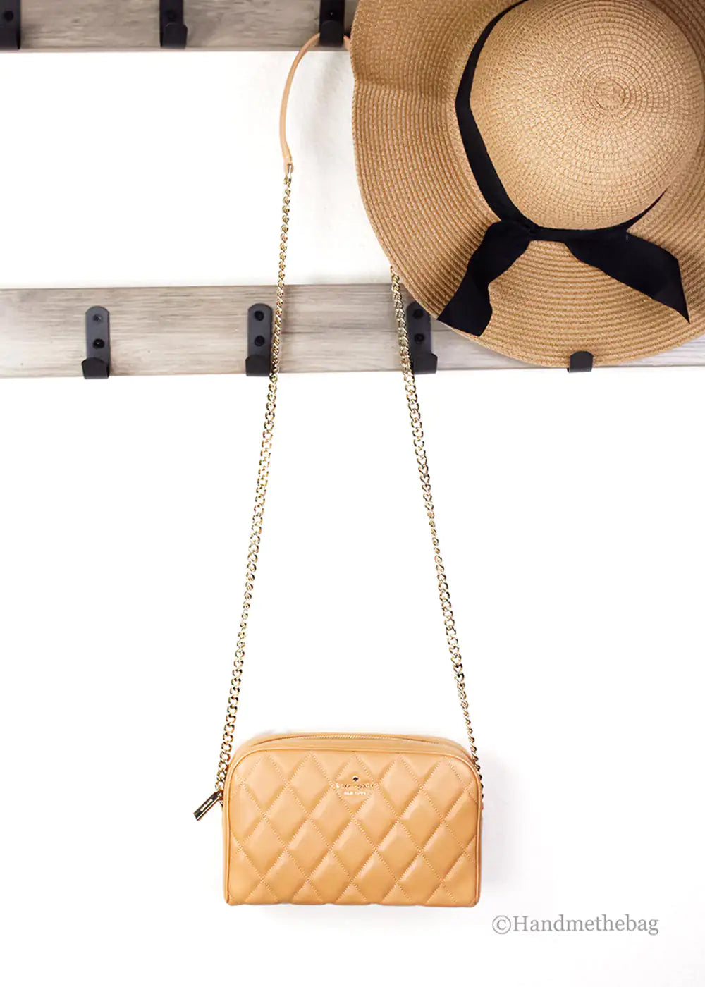 Kate Spade Carey Mini Tiramisu Quilted Camera Crossbody Bag