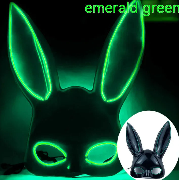 Christmas Ball Luminous Rabbit Mask