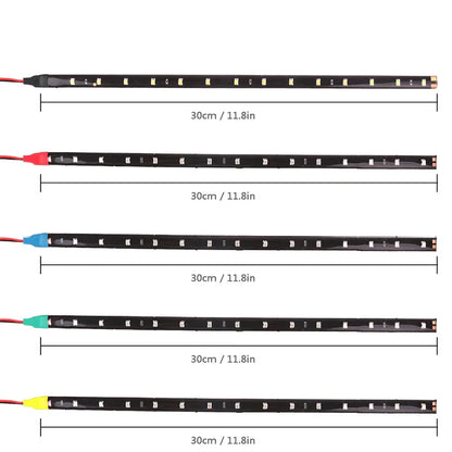 Lot Waterproof 12''/15 DC 12V Motor LED Strip Underbody Light For Car Motorcycle