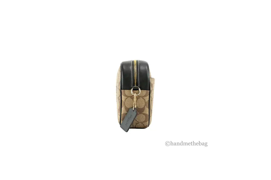 Coach Jamie Medium Varsity Signature Amazon Green Camera Crossbody