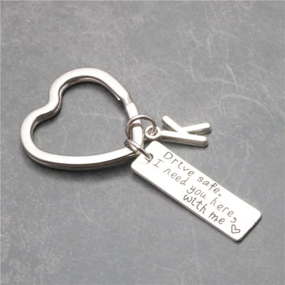 Letter A-Z Key Chain Keyring