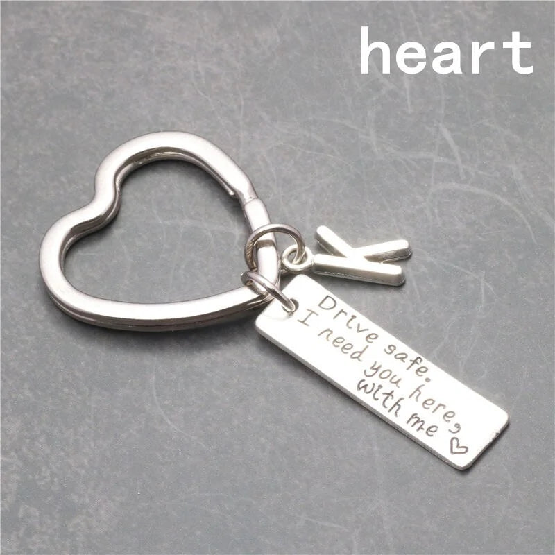 Letter A-Z Key Chain Keyring