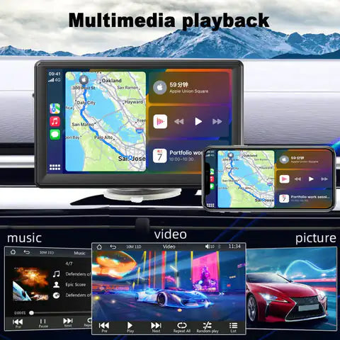 Car Radio Multimedia Player With Touchscreen