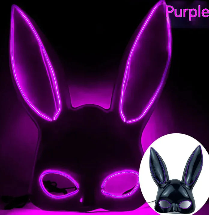 Christmas Ball Luminous Rabbit Mask