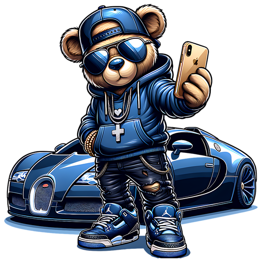 Cool Teddy - Blue