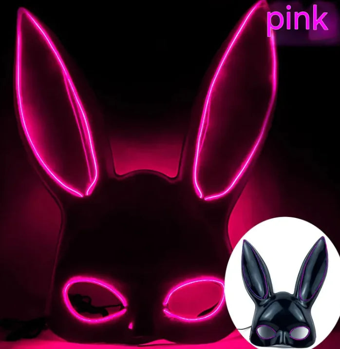 Christmas Ball Luminous Rabbit Mask