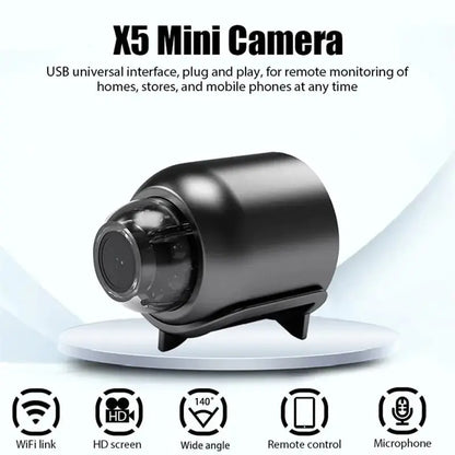 HD 1080P Mini WiFi Camera Night Vision Motion Detection