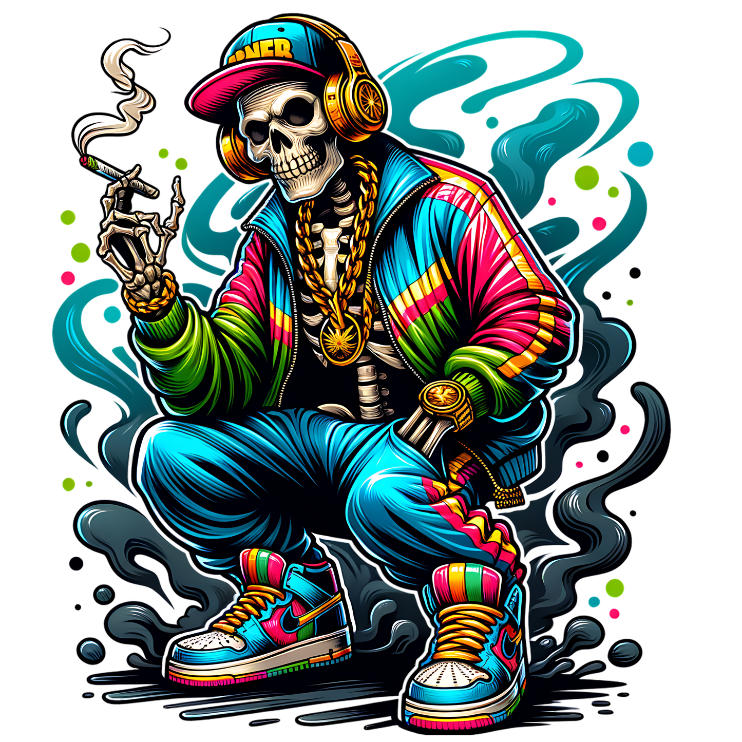 Gangster skeleton
