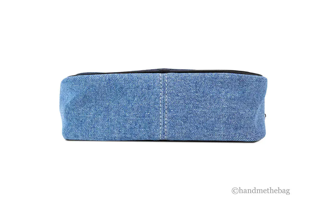 Marc Jacobs Signet Flash Medium Blue Denim Camera Bag