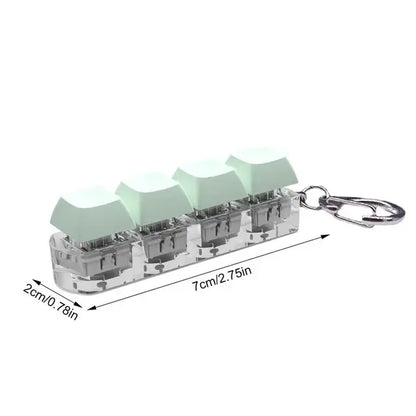 Keyboard Button Fidget Toy Key Chain