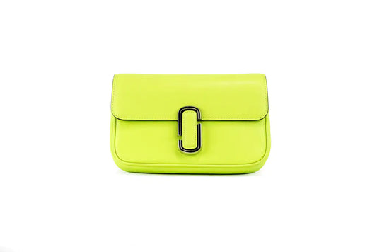 Marc Jacobs The J Marc Green Glow Leather Shoulder Bag