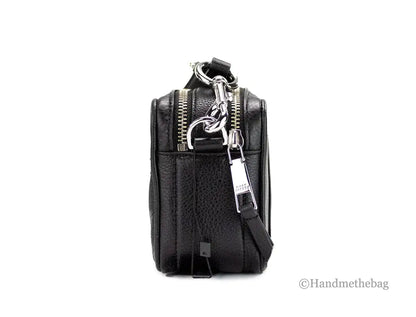 Marc Jacobs The Moto Shot 21 Black Leather Camera Bag