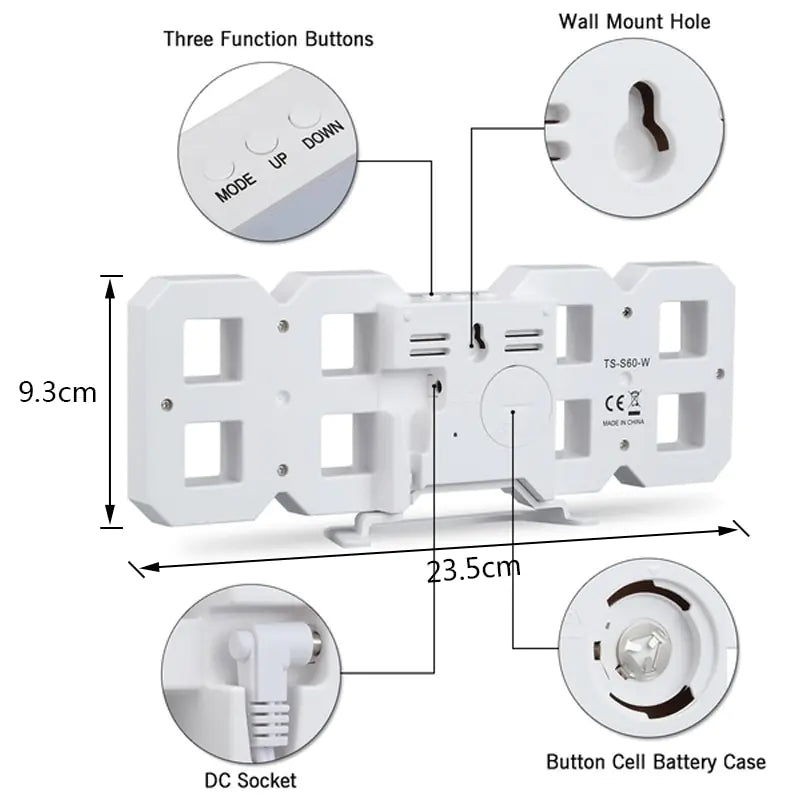 Adjustable Electronic Table Clock