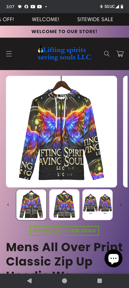 L.S.S.S. Zip Up Hoodie