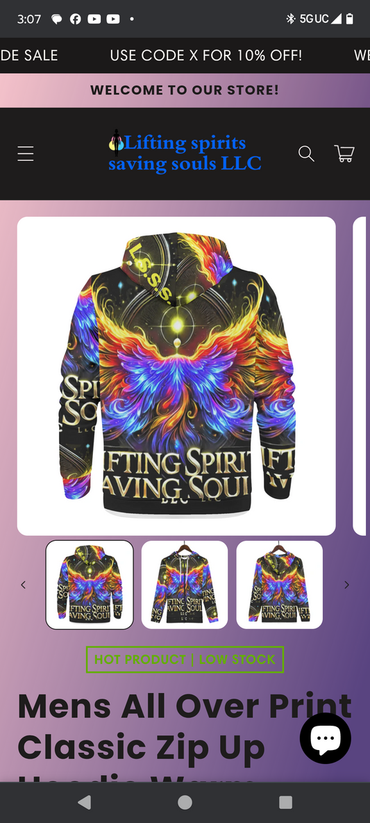 L.S.S.S. Zip Up Hoodie