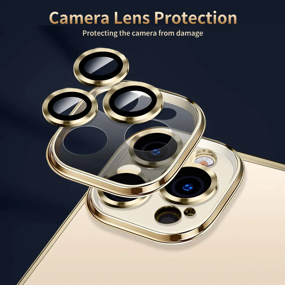 For Apple iPhone 14 13 12 11 Pro Max Case Mag Safe Magnetic Camera Lens Cover