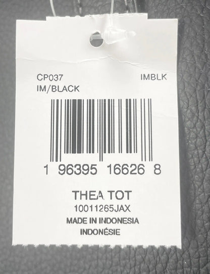 Coach (CP037) Leather Black Thea Tote Shoulder Purse