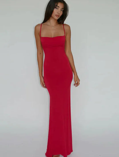 Elegance Back Slim Dress