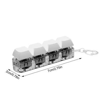Keyboard Button Fidget Toy Key Chain