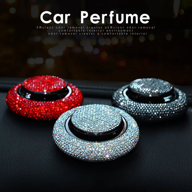 Crystal Diamond Car Air Freshener Solid Perfume