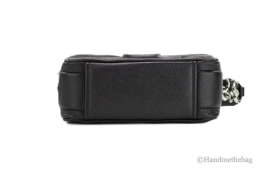 Marc Jacobs The Moto Shot 21 Black Leather Camera Bag