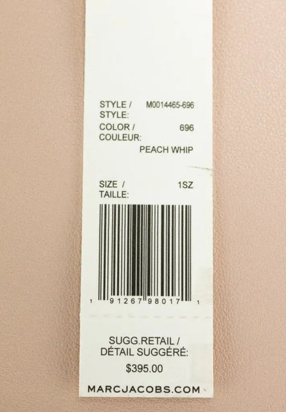 Marc Jacobs Flash Peach Whip Leather Embossed Camera Bag