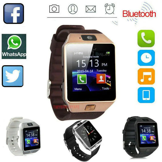 Bluetooth Smart Watch w/Camera Waterproof Phone Mate For Android Samsung iPhone