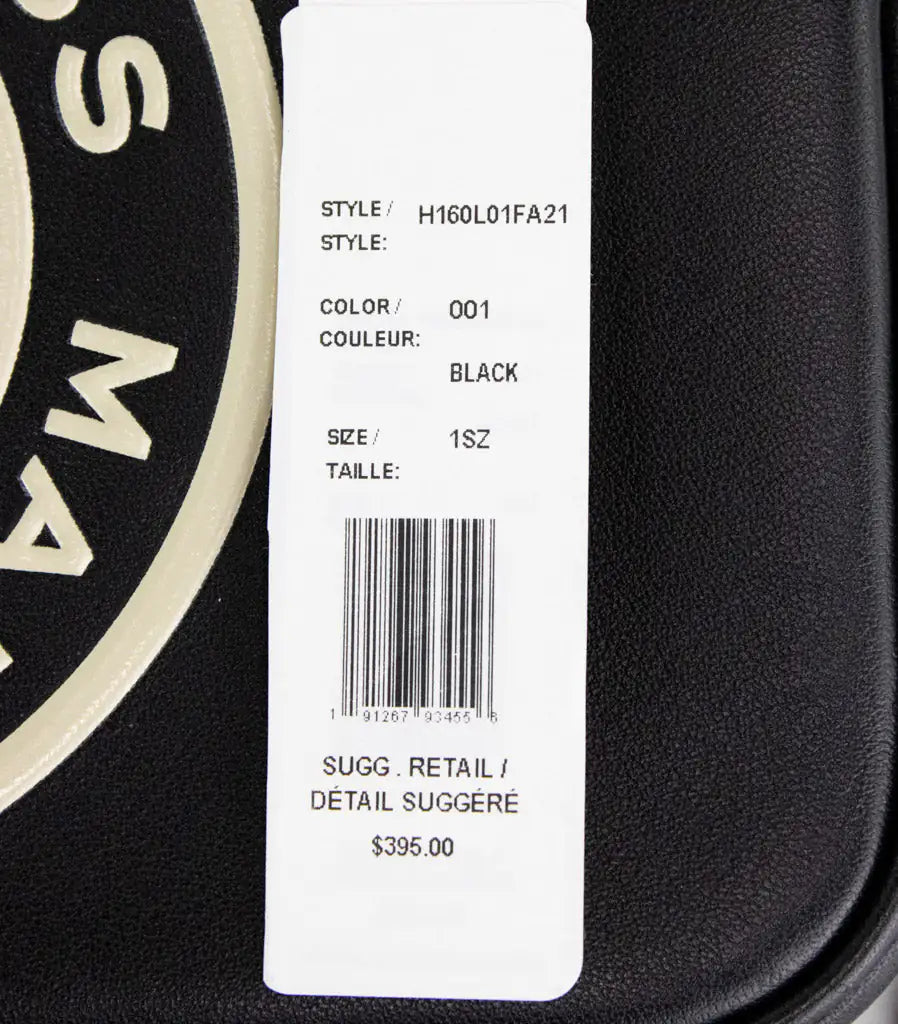 Marc Jacobs Signet Flash Black Camo Strap Camera Bag