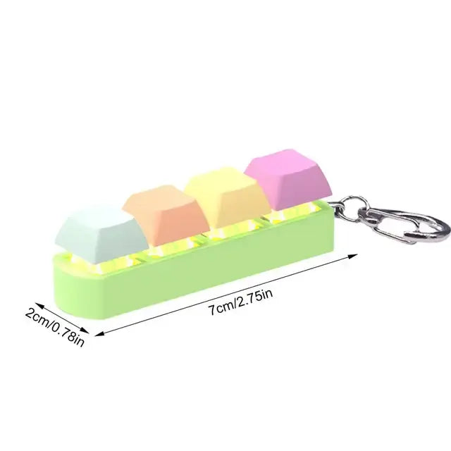 Keyboard Button Fidget Toy Key Chain