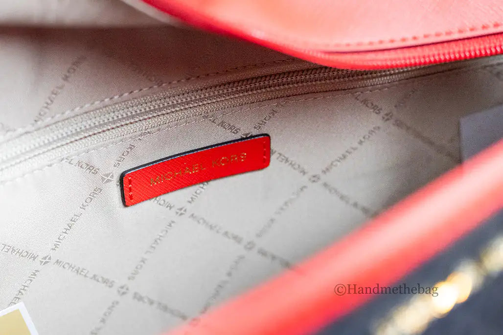 Michael Kors Jet Set Sangria Shoulder Tote Purse