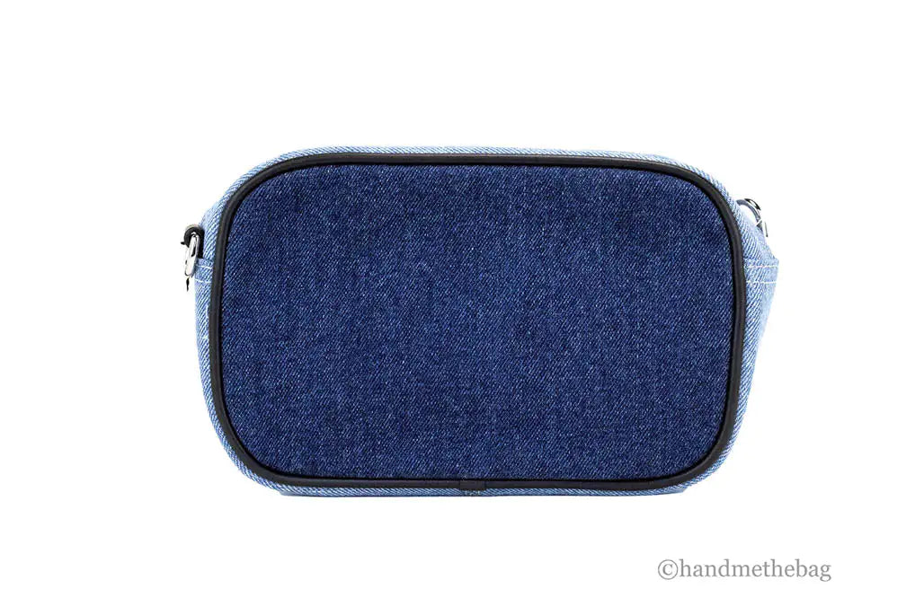 Marc Jacobs Signet Flash Medium Blue Denim Camera Bag
