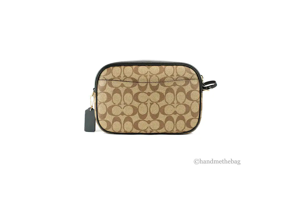 Coach Jamie Medium Varsity Signature Amazon Green Camera Crossbody