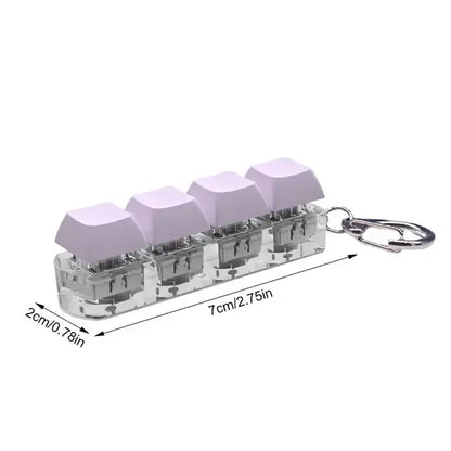 Keyboard Button Fidget Toy Key Chain