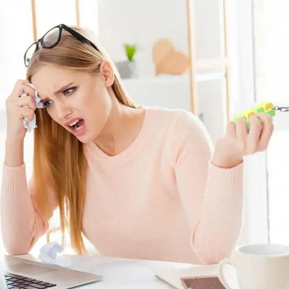 Keyboard Button Fidget Toy Key Chain