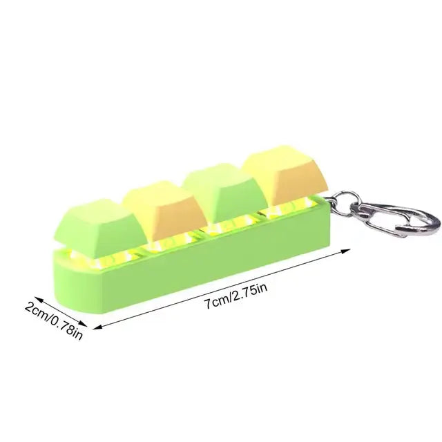 Keyboard Button Fidget Toy Key Chain